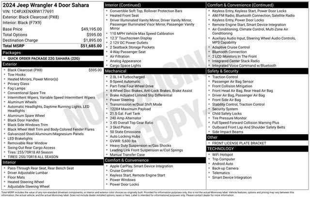 2024 Jeep Wrangler Sahara