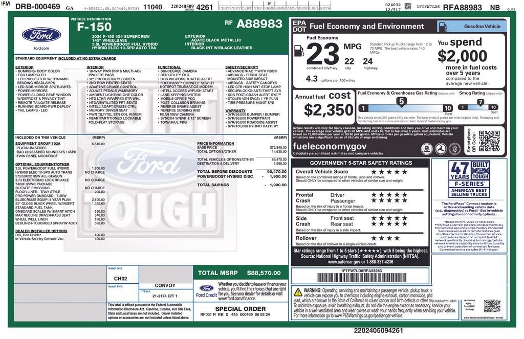 2024 Ford F-150 Platinum