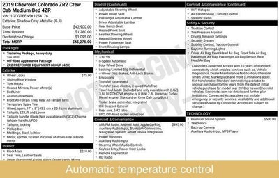 2019 Chevrolet Colorado 4WD ZR2