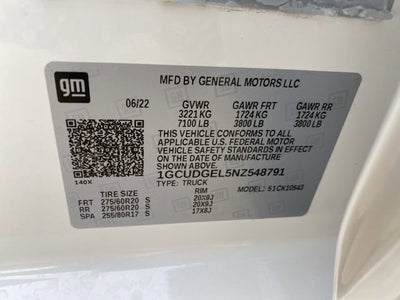 2022 Chevrolet Silverado 1500 LTZ