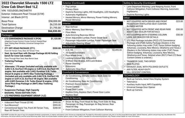 2022 Chevrolet Silverado 1500 LTZ
