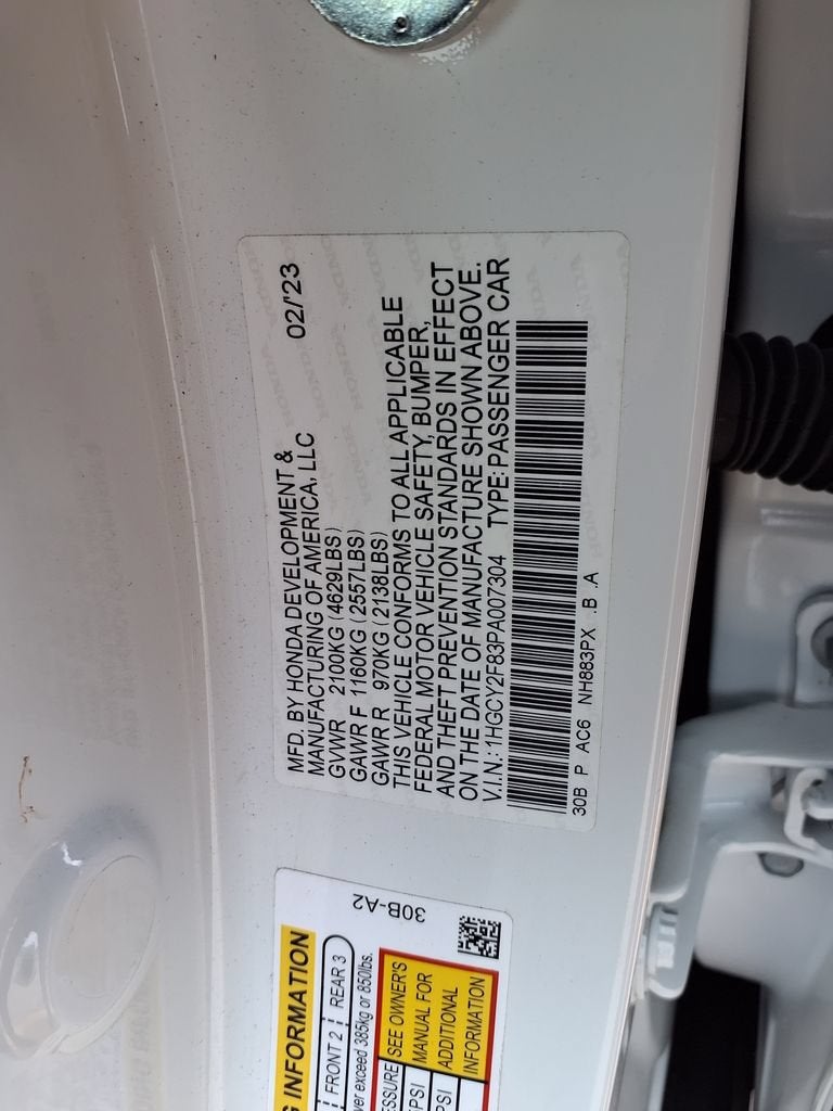 2023 Honda Accord Hybrid Touring