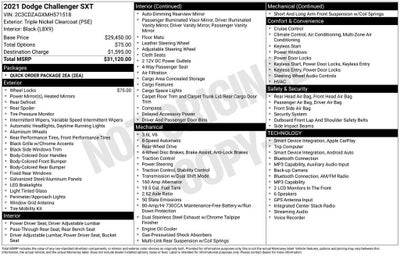 2021 Dodge Challenger SXT