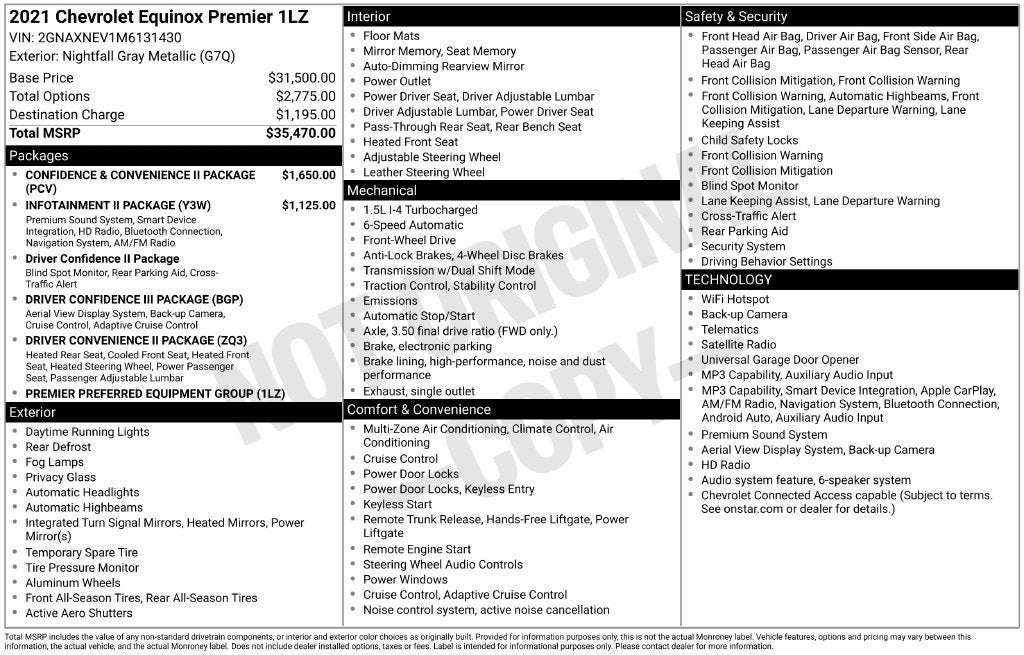 2021 Chevrolet Equinox Premier