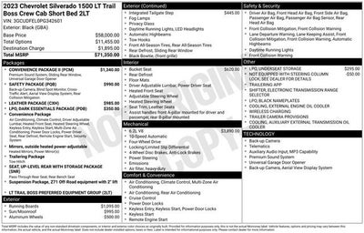 2023 Chevrolet Silverado 1500 LT Trail Boss