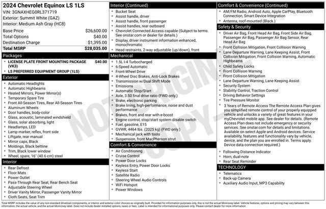 2024 Chevrolet Equinox LS