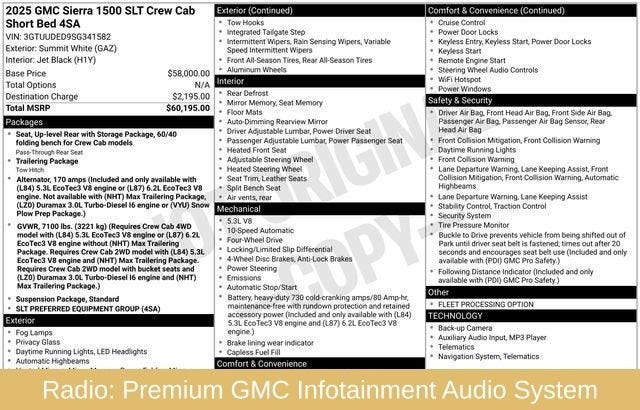 2025 GMC Sierra 1500 SLT