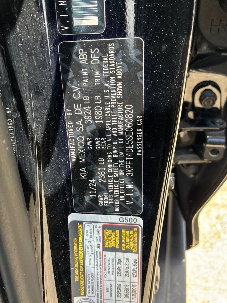 2025 Kia K4 LXS