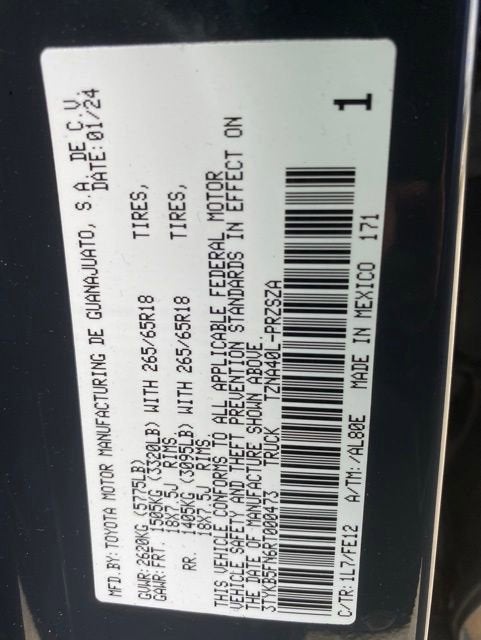2024 Toyota Tacoma 2WD SR5