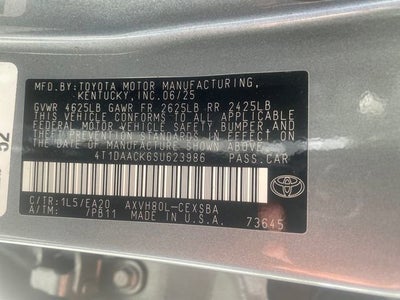 2025 Toyota Camry LE