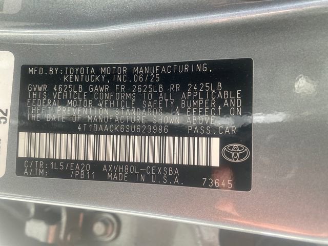 2025 Toyota Camry LE