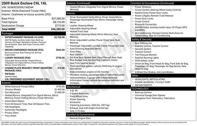 2009 Buick Enclave CXL