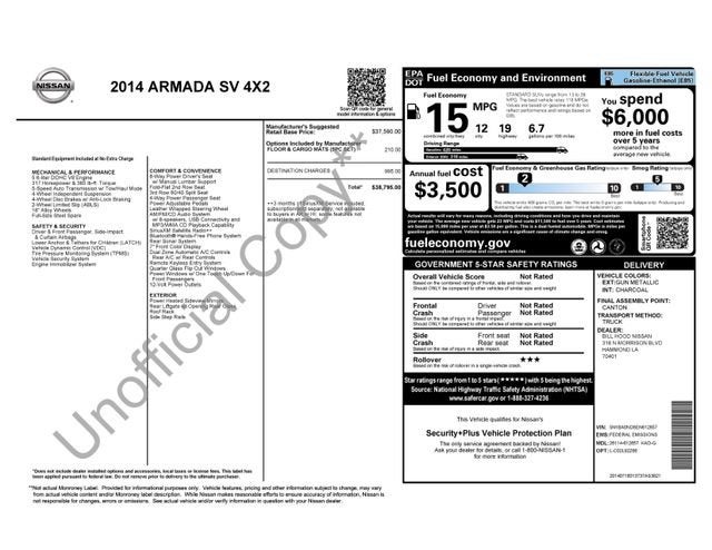 2014 Nissan Armada SV