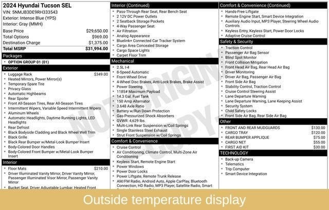 2024 Hyundai Tucson SEL