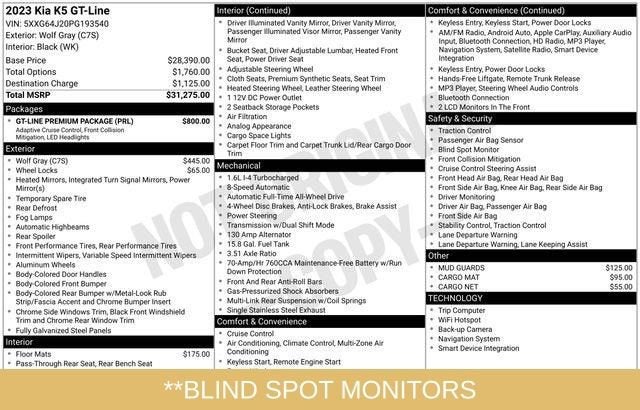2023 Kia K5 GT-Line