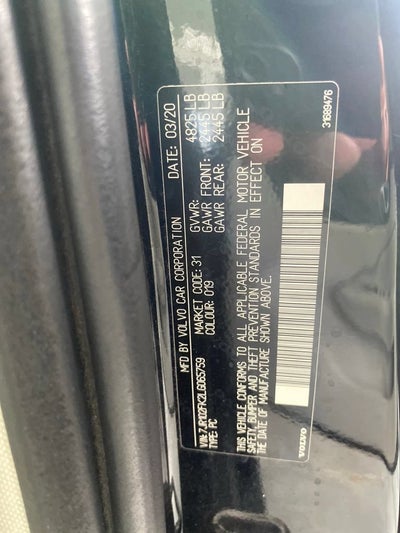 2020 Volvo S60 Momentum