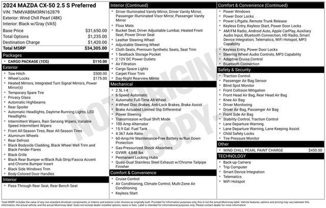2024 Mazda Mazda CX-50 2.5 S Preferred Package
