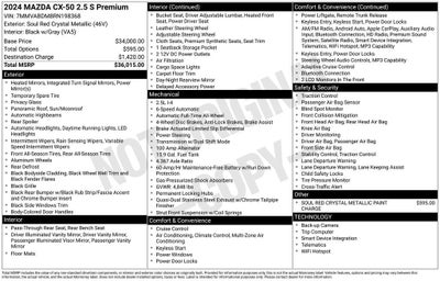 2024 Mazda Mazda CX-50 2.5 S Premium Package