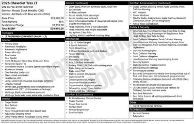 2026 Chevrolet Trax LT