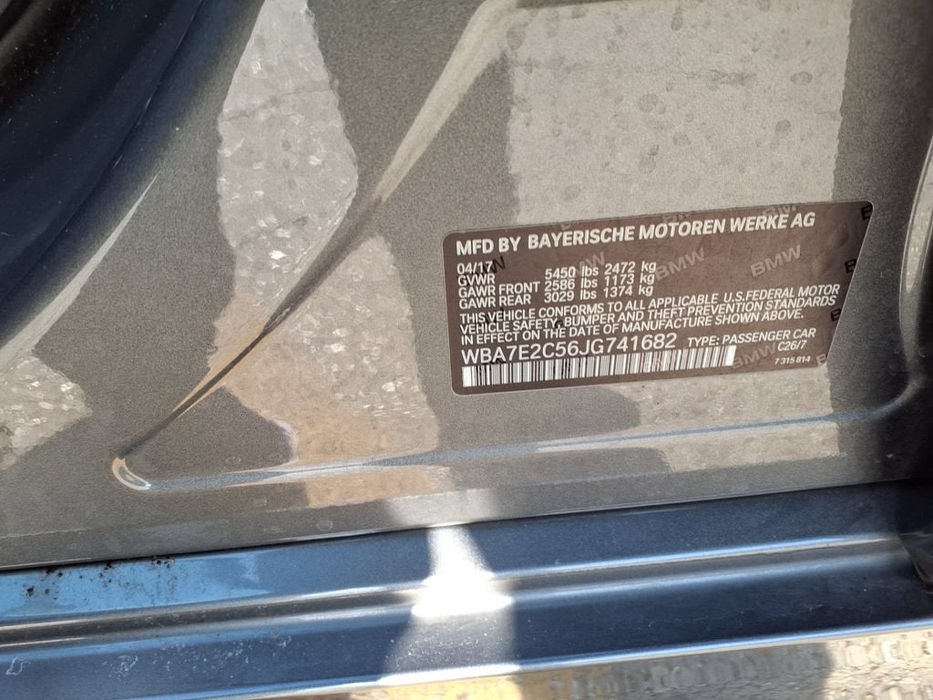 2018 BMW 7 Series 740i