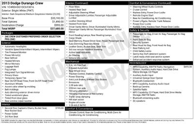 2013 Dodge Durango Crew