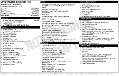 2020 Chevrolet Equinox LS