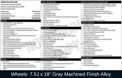 2022 Kia K5 LXS