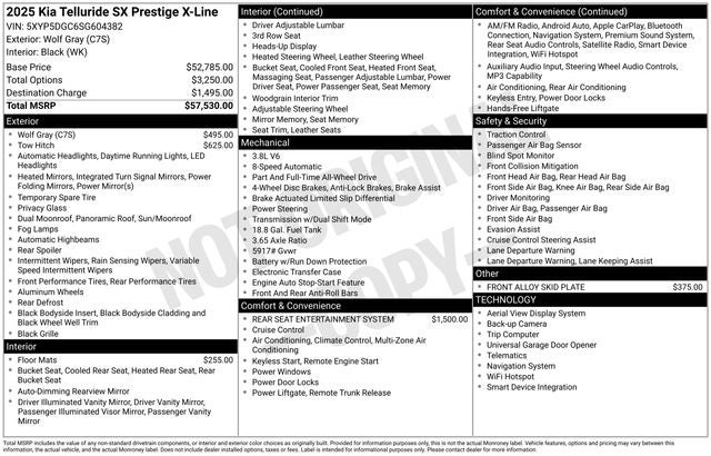 2025 Kia Telluride SX-Prestige X-Line