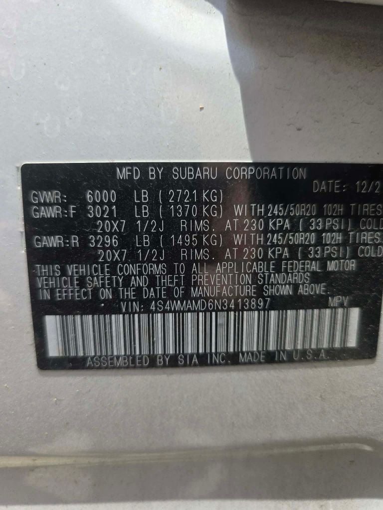 2022 Subaru Ascent Limited