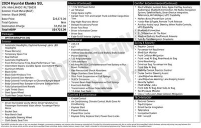 2024 Hyundai Elantra SEL