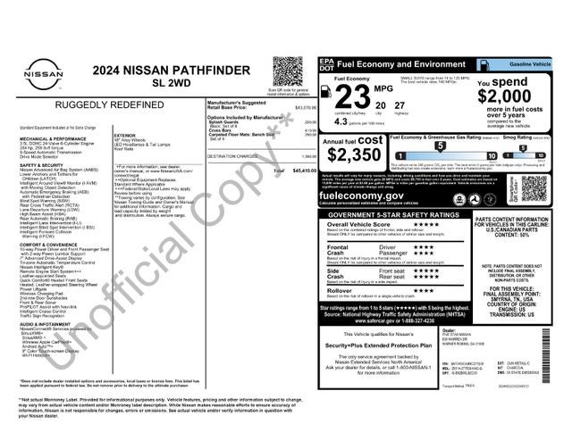 2024 Nissan Pathfinder SL