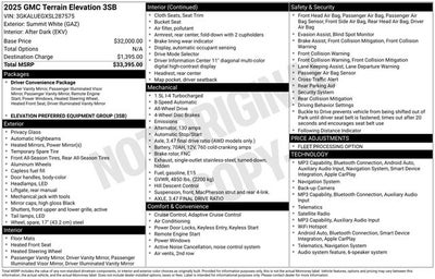 2025 GMC Terrain AWD Elevation