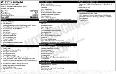 2010 Toyota Camry Base