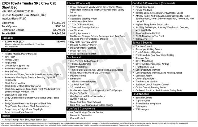 2024 Toyota Tundra SR5