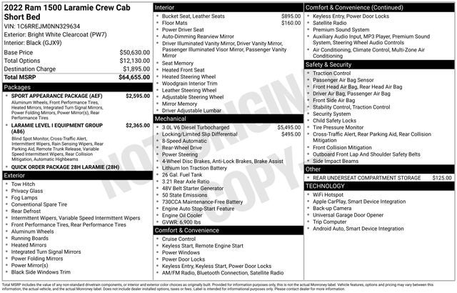 2022 RAM 1500 Laramie