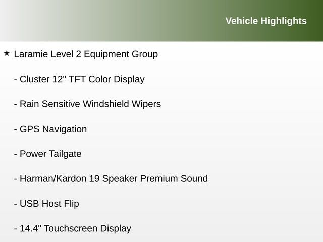 2026 RAM 1500 Laramie Crew Cab 4x4 5'7' Box