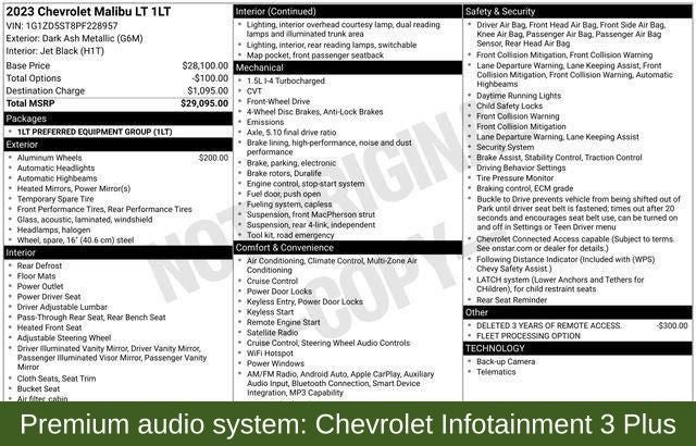 2023 Chevrolet Malibu FWD 1LT