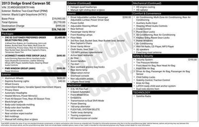 2013 Dodge Grand Caravan SE