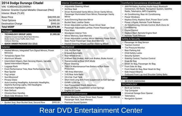 2014 Dodge Durango Citadel