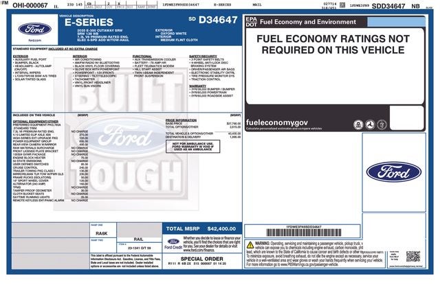 2025 Ford E-350SD Base Cutaway