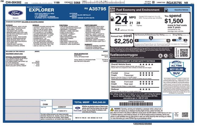 2024 Ford Explorer XLT