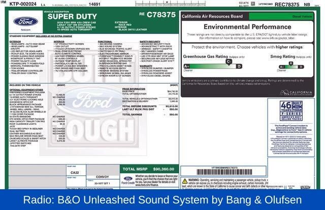 2024 Ford F-250SD Lariat HO Ultimate