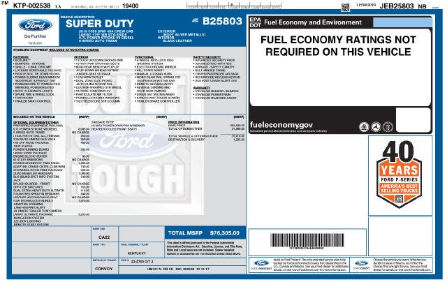 2018 Ford F-350SD Lariat DRW