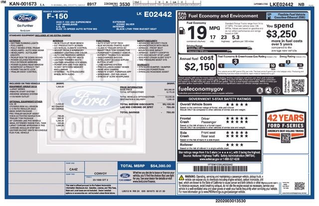 2020 Ford F-150 Lariat
