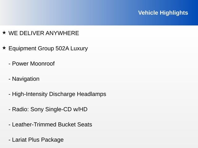 2013 Ford F-150 Lariat