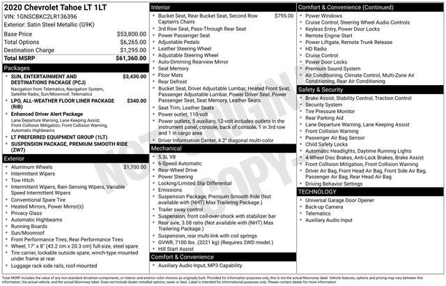 2020 Chevrolet Tahoe LT