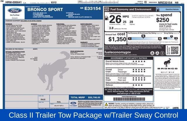 2022 Ford Bronco Sport Big Bend