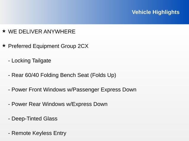 2020 Chevrolet Silverado 1500 Custom Trail Boss