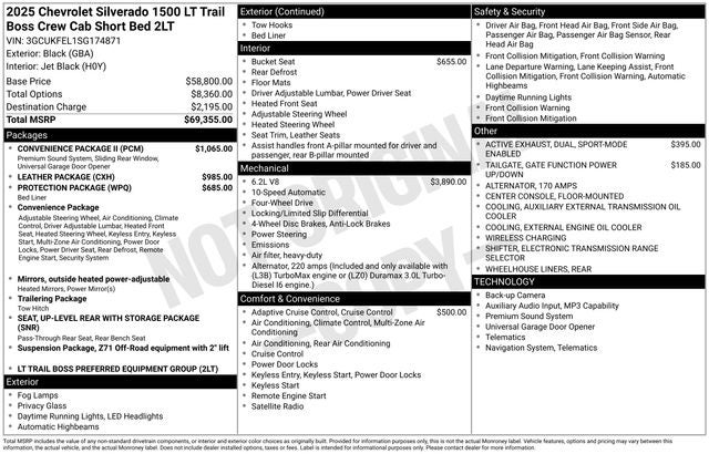 2025 Chevrolet Silverado 1500 LT Trail Boss