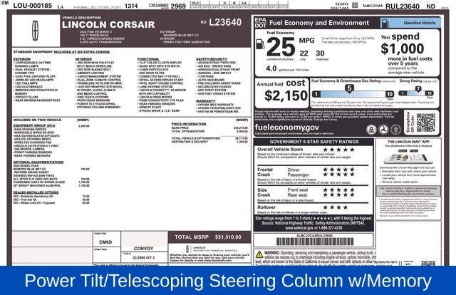 2024 Lincoln Corsair Reserve